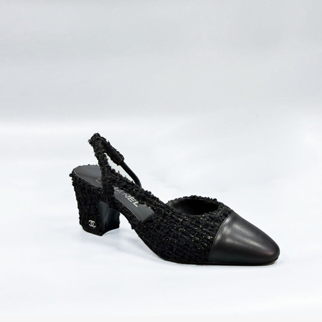 Chanel denim shoes