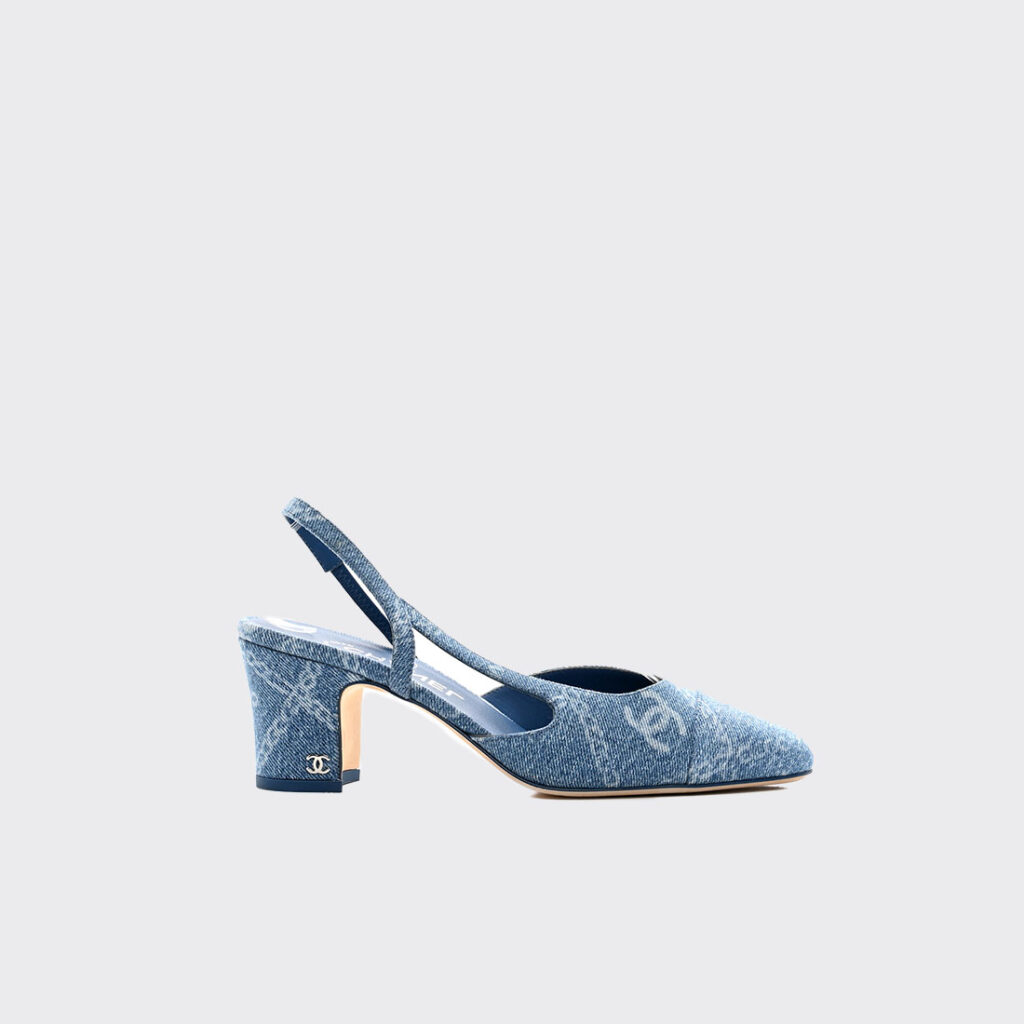 Chanel denim shoes