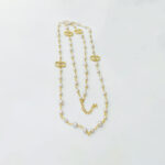 Chanel Pearl Emblem Necklace