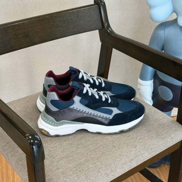 Berluti Skyrunning Leather & Nylon Sneakers - Image 4
