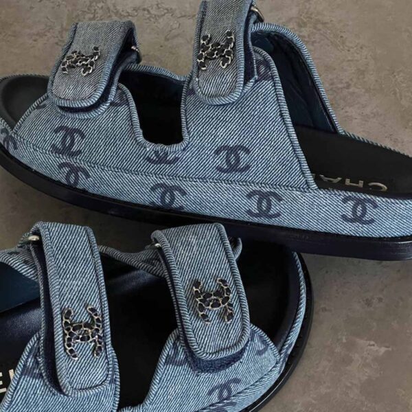 Chanel Denim Mules G45507