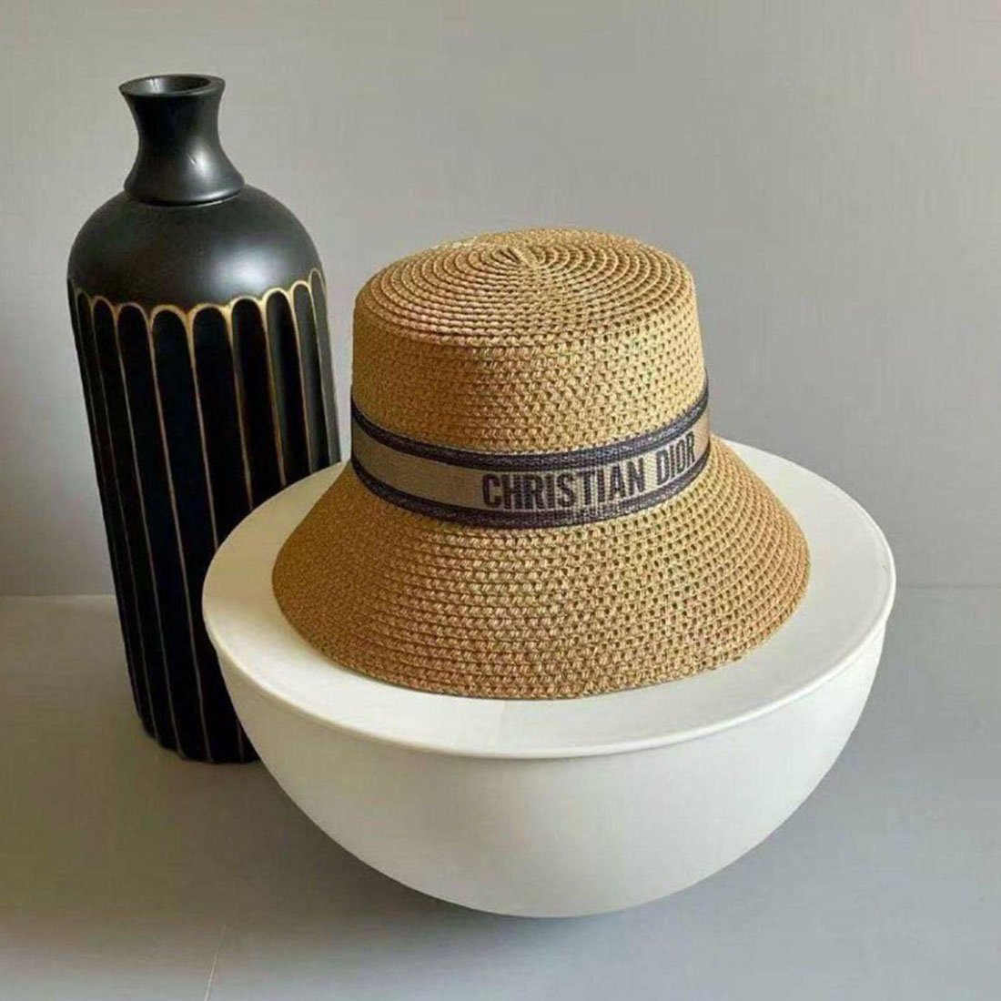 Christian Dior Straw Hat