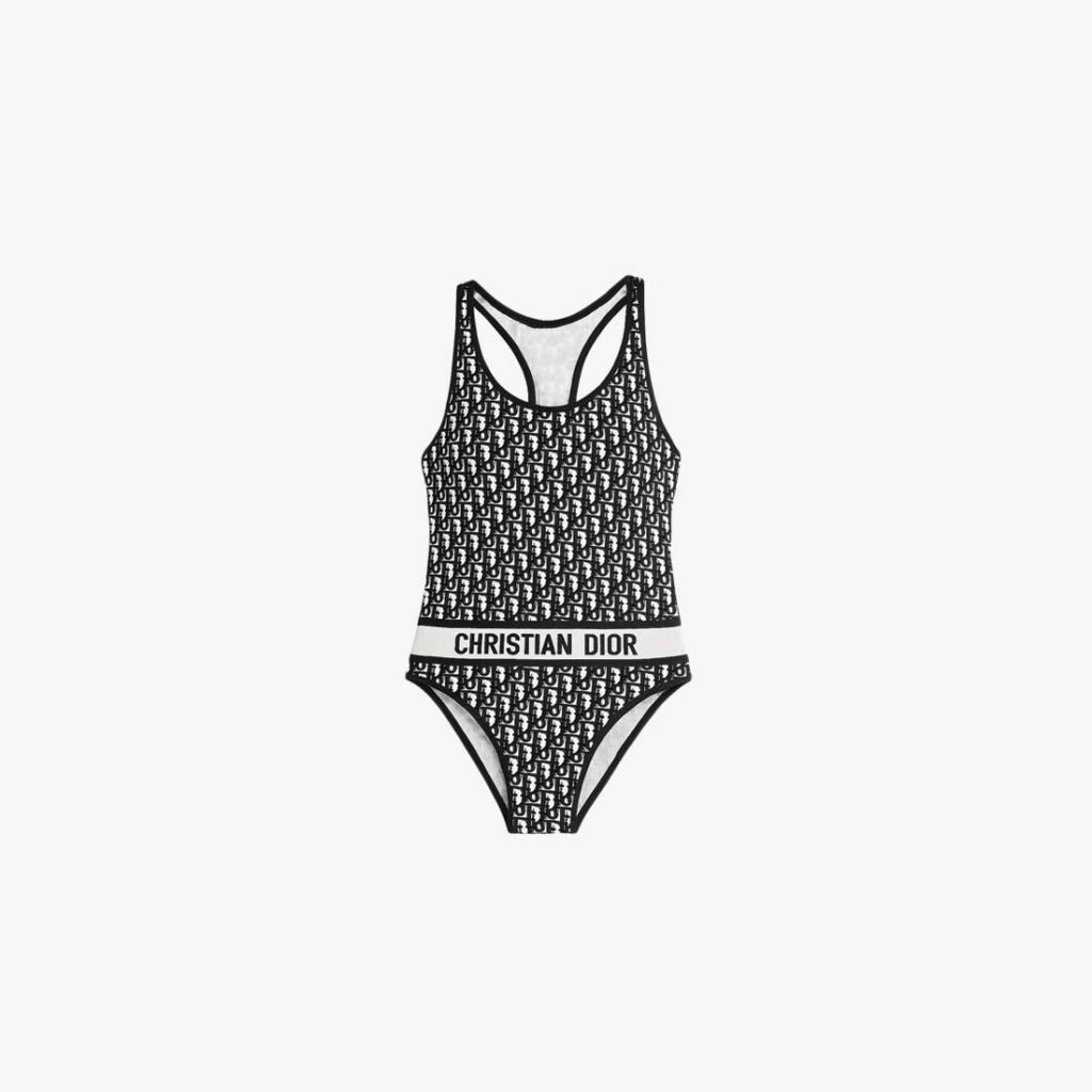 Dior One-Piece Swimsuit – Blue Dior Oblique