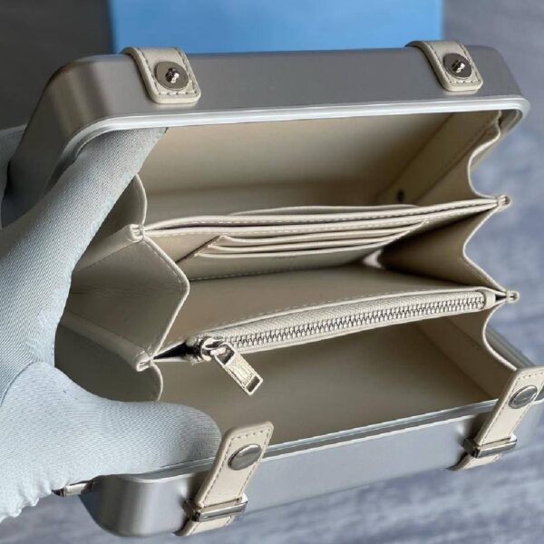 Dior x Rimowa Aluminum Personal Clutch - Silver