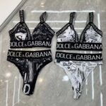 Dolce & Gabbana-Inspired Two-Piece Swimsuit - Image 2