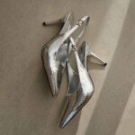 Dolce and Gabbana 120mm Metallic Snakeskin Pumps