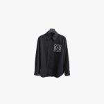 Loewe Anagram Long-Sleeved Shirt in Black