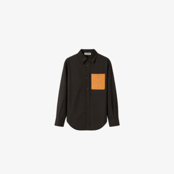 Loewe Luxury Leather Pocket Shirt
