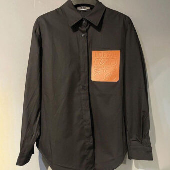 Loewe Luxury Leather Pocket Shirt