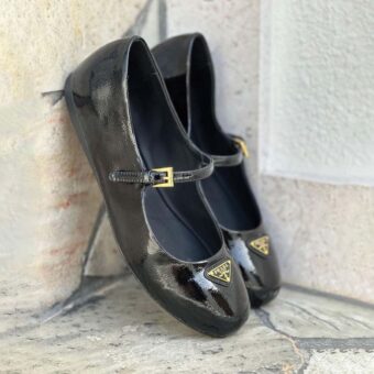 Prada Black Patent Leather