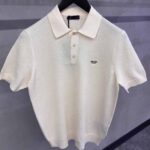 Prada Cotton and Silk Polo Shirt