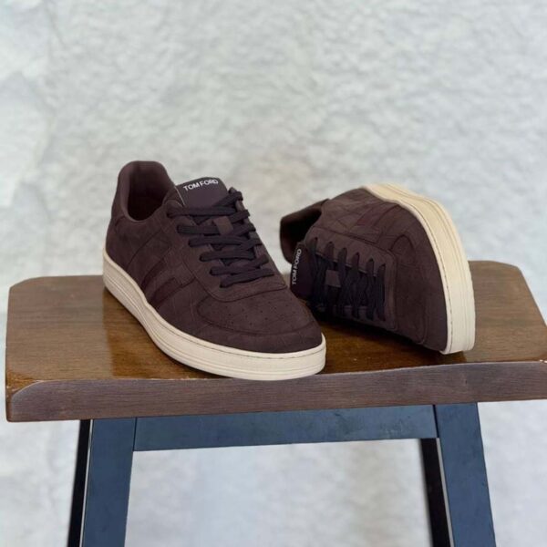 Tom Ford Radcliffe Crocodile-Effect Sneakers