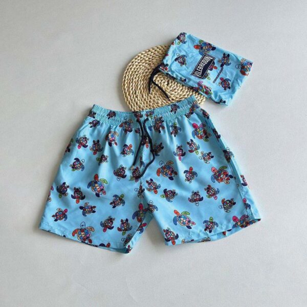Vilebrequin Moorea Turtles Print Swim Trunks