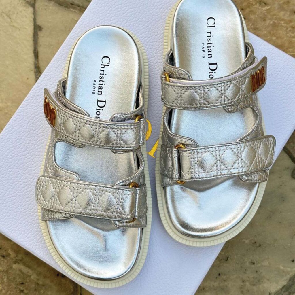Dior Dioract Slide – Silver