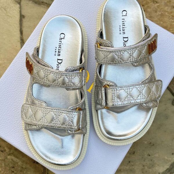 Dior Dioract Slide – Silver