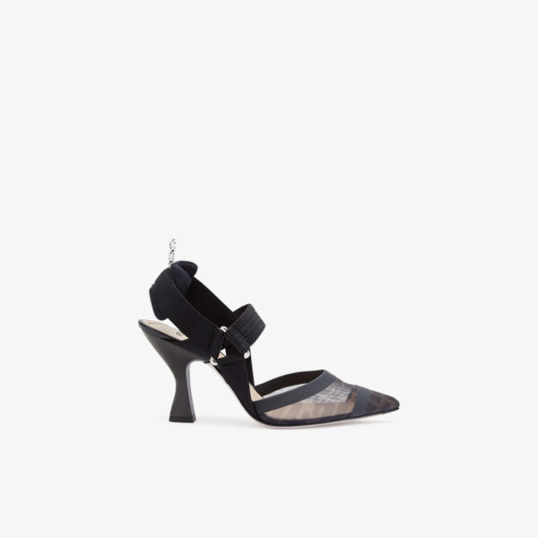 Fendi Colibrì Slingback Pumps – Black