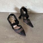 Fendi Colibrì Slingback Pumps – Black