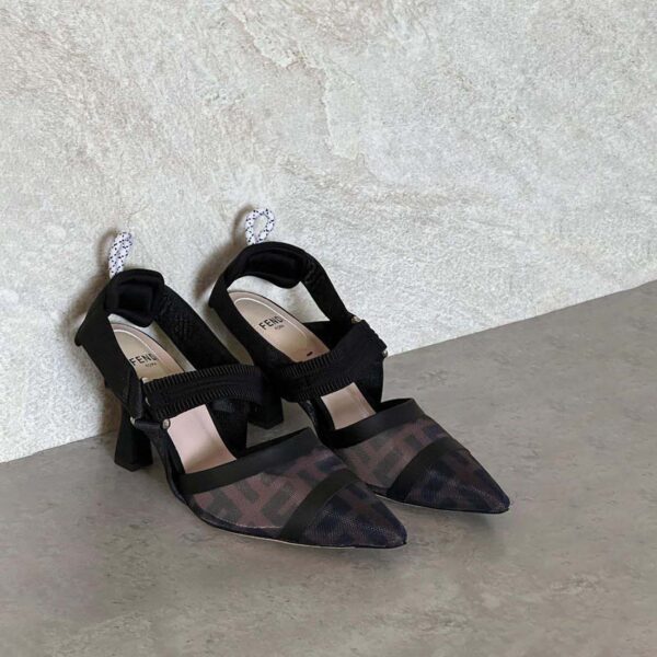 Fendi Colibrì Slingback Pumps – Black - Image 3