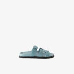 Hermès Chypre Blue Suede Sandal
