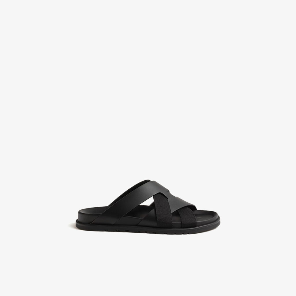 Hermès Kazimir Sandals – Black