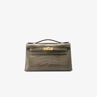 Hermès Kelly Pochette with Gold Hardware