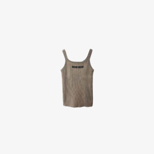 Miu Miu Ribbed Tank Top
