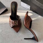 Saint Laurent Babylone Cassandre 90 Mules