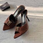 Saint Laurent Babylone Cassandre 90 Mules