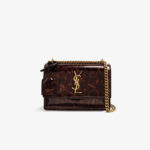 Saint Laurent Sunset Small YSL Monogram Shoulder Bag