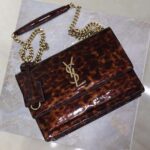 Saint Laurent Sunset Small YSL Monogram Shoulder Bag