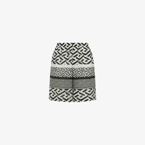 Versace Swim Shorts with La Greca Pattern