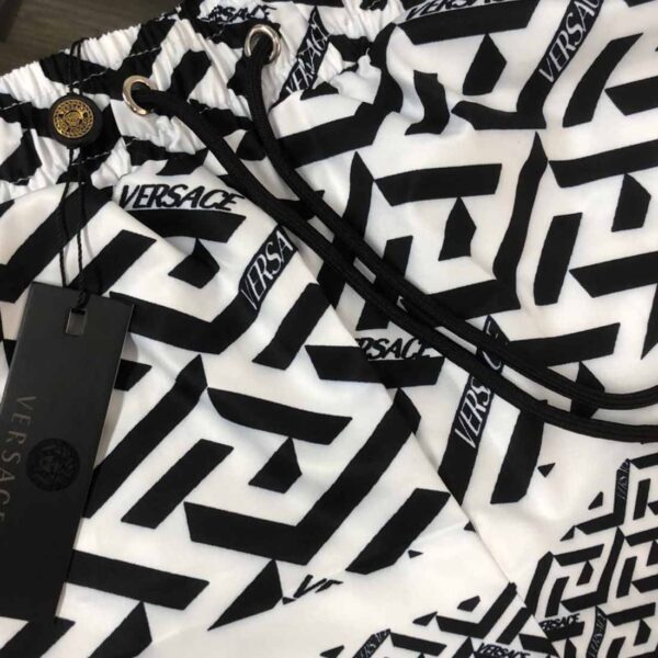 Versace Swim Shorts with La Greca Pattern