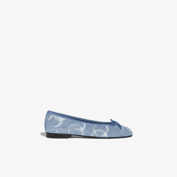 Chanel Cloth Ballet Flats - Image 1