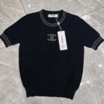 Chanel Signature CC Logo Knit Tee