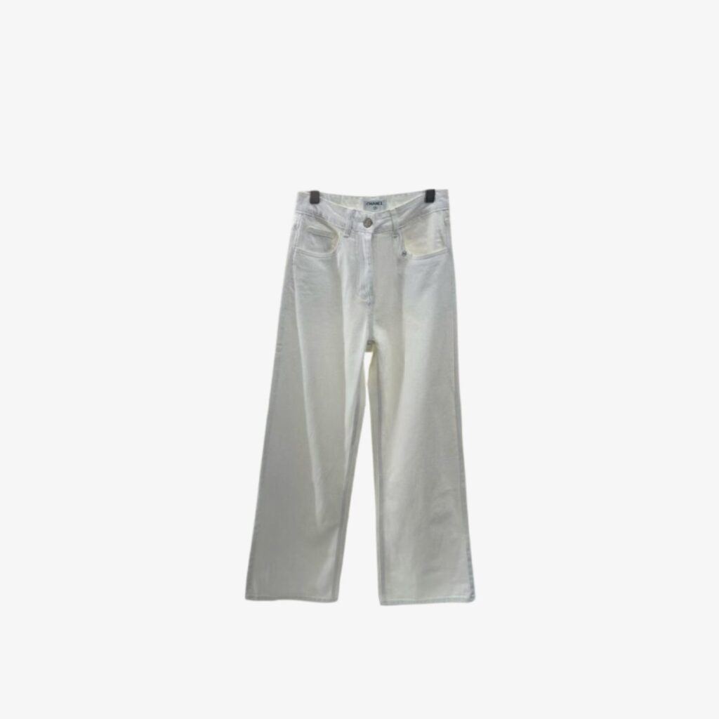 Chanel Wide-Leg Jeans