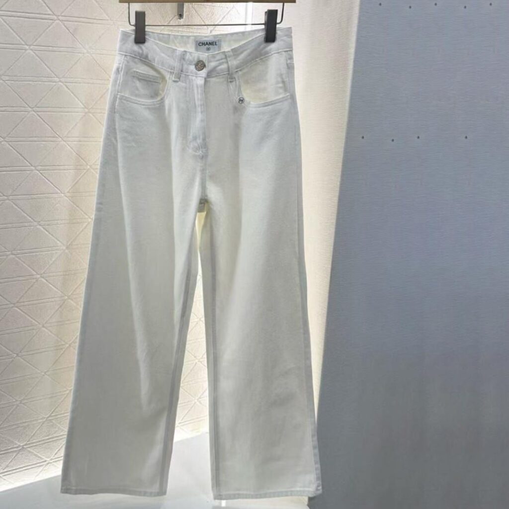 Chanel Wide-Leg Jeans