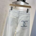 Chanel Wide-Leg Jeans