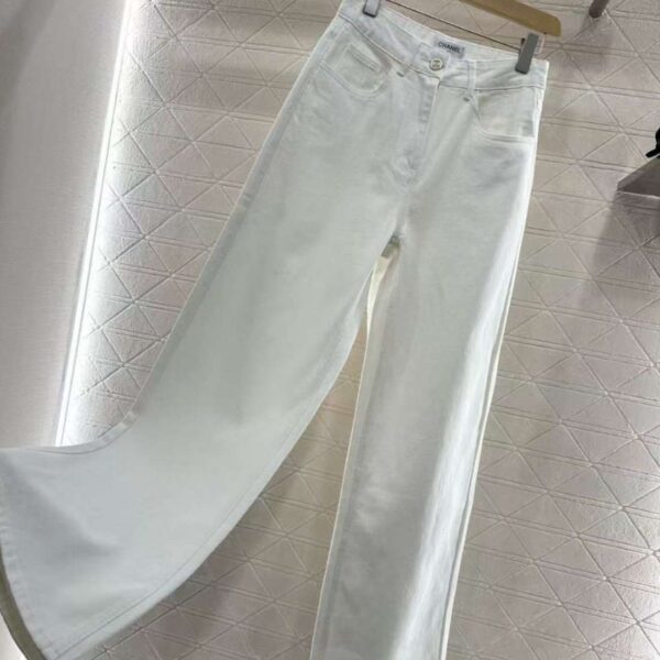 Chanel Wide-Leg Jeans