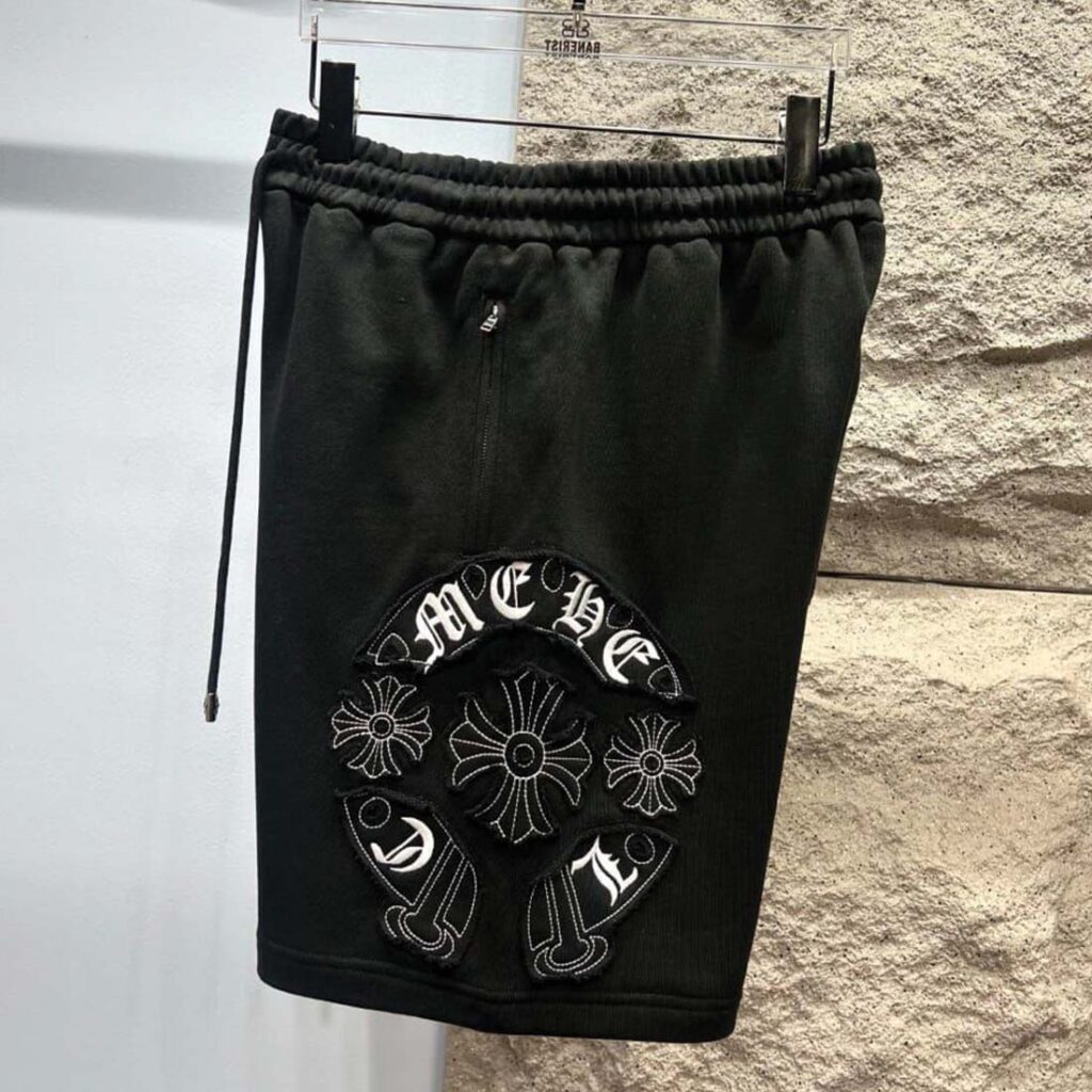 Chrome Hearts Sanskrit Scroll Shorts