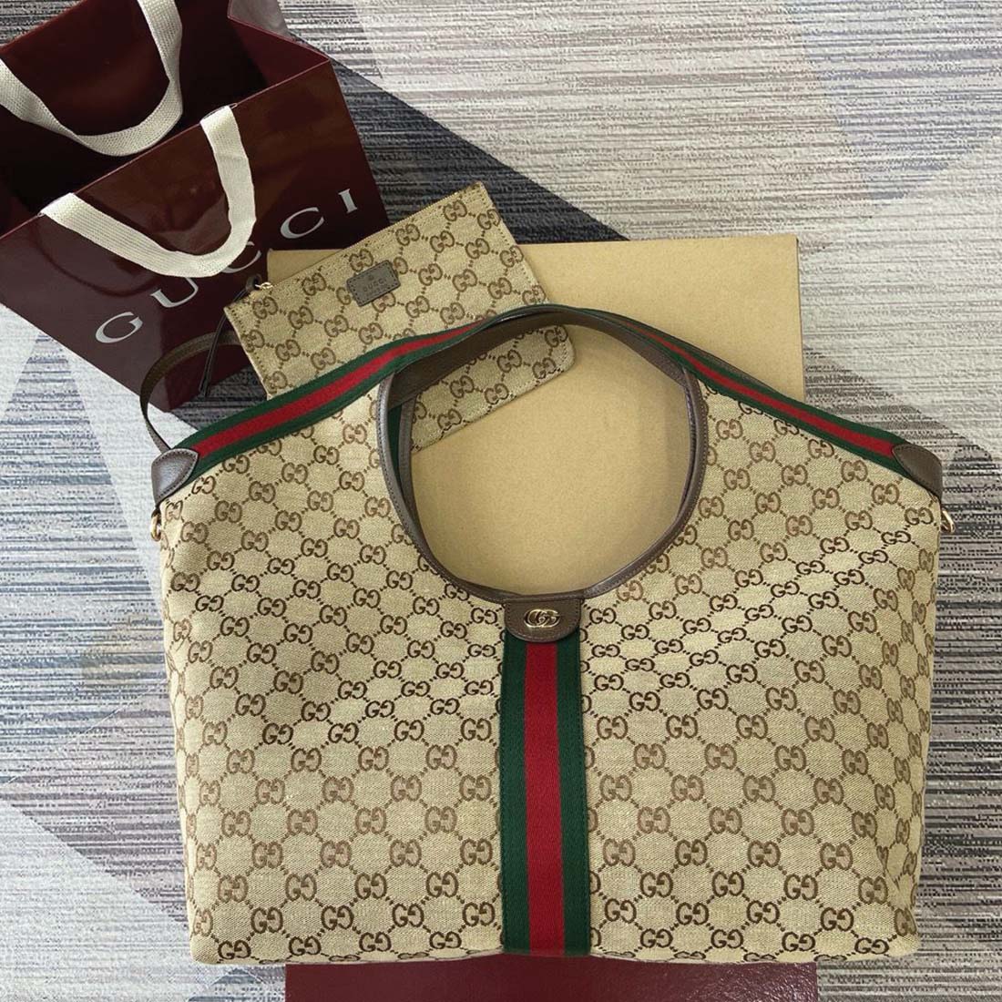 Gucci Giglio Tote Bag