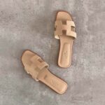 Hermès Beige Oran Flat Sandal