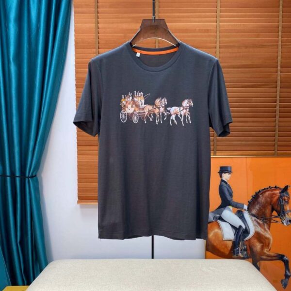 Hermès Graphic Print T-Shirt - Image 2