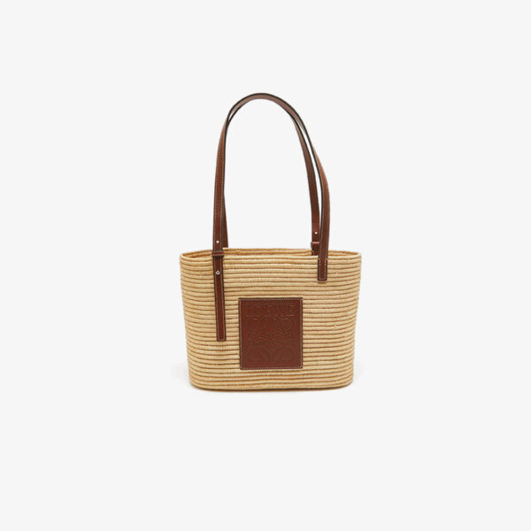Loewe x Paula’s Ibiza Square Raffia Basket Tote