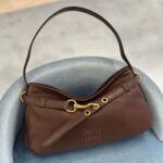 Miu Miu Aventure Leather Shoulder Bag