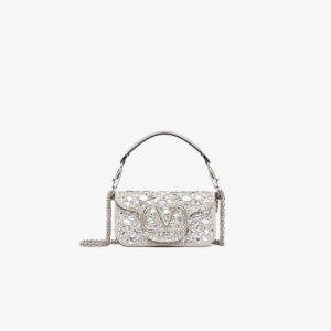 Valentino Garavani Crystal-Embellished Shoulder Bag