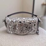 Valentino Garavani Crystal Embellished Shoulder Bag - Image 2