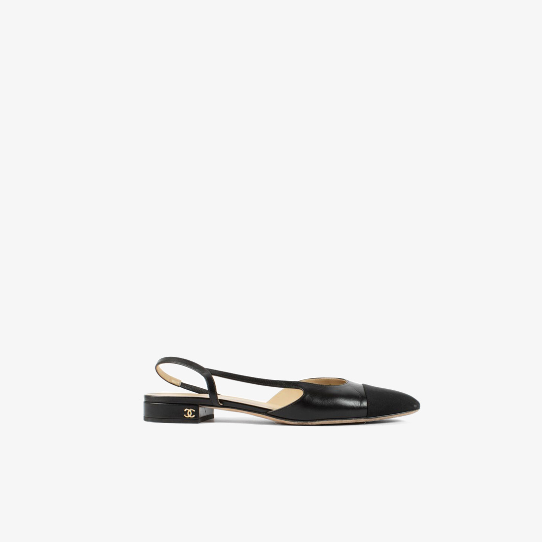 Chanel CC Cap Toe Slingback