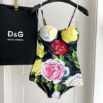Dolce & Gabbana Floral Print One-Piece Swimsui