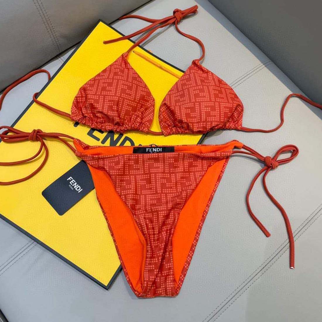 Fendi FF Pattern Bikini