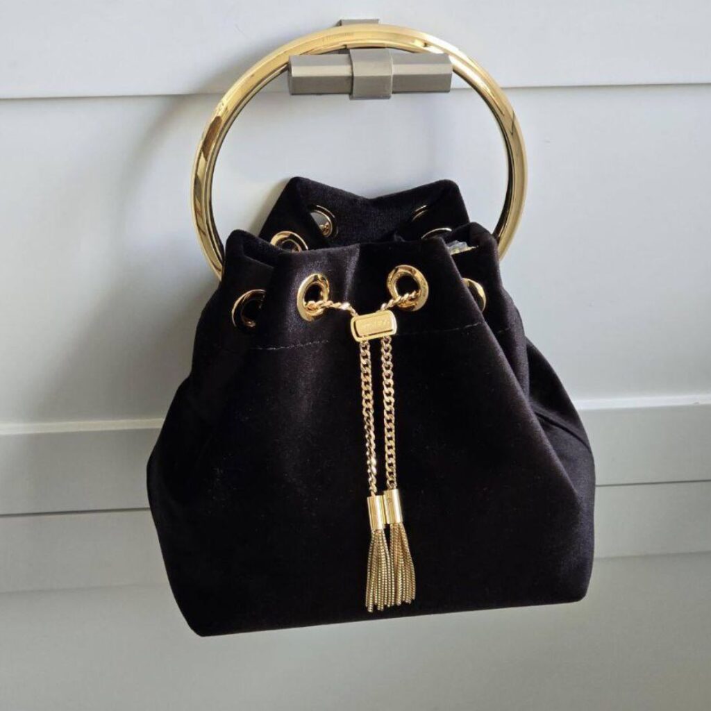 Jimmy Choo Bon Bon Velvet Bag